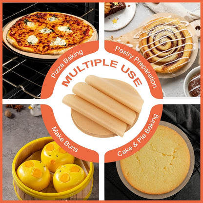 200Pcs 8-Inch round Baking Parchment Paper - Parchment Sheets Made for Delicious Baking Results, Perfectly Fits Standard Pans, Non-Stick, Waterproof, and Tear-Resistant5