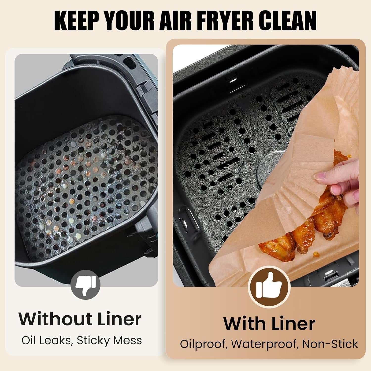 air-fryer-liners-disposable-200pcs-8-inch-airfryer-paper-liners-unbleached-parchment-paper-for-air-fryer-basket-non-stick-air-fryer-accessories-liners-for-baking-parchment-paper-sheets