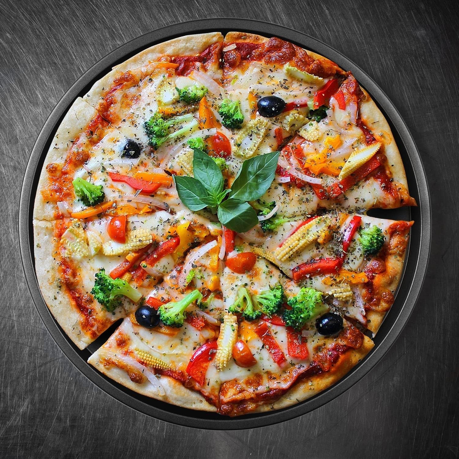 13-inch-carbon-steel-pizza-pan-non-stick-baking-tray-1-pack