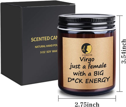 Virgo Gifts for Women, Unique Virgo Candle Bday Gifts for Best Friends Woman Mom Sister Girlfriend 21St 30Th 40Th 50Th, Fun Present for Grandma Wife Frendship Ideas6