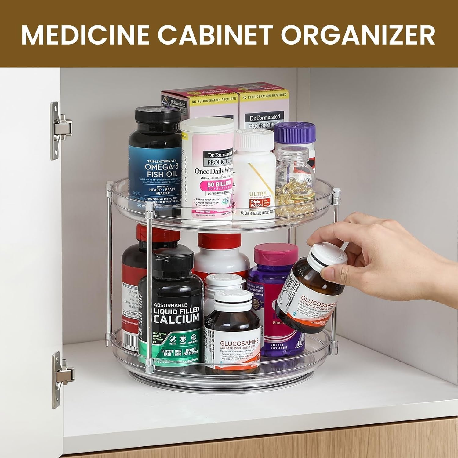 2-tier-non-skid-acrylic-lazy-susan-turntable-organizer-rotating-spice-rack-spinning-organization-tray-for-kitchen-pantry-countertop-closet-bathroom-vanity-medicine-cabinet-organizing-9-25