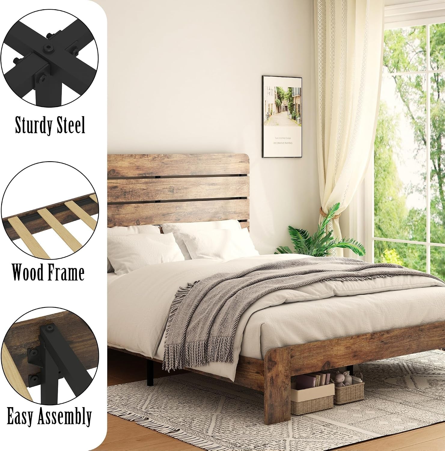 wooden-king-size-bed-frame-with-linear-headboard-rustic-platform