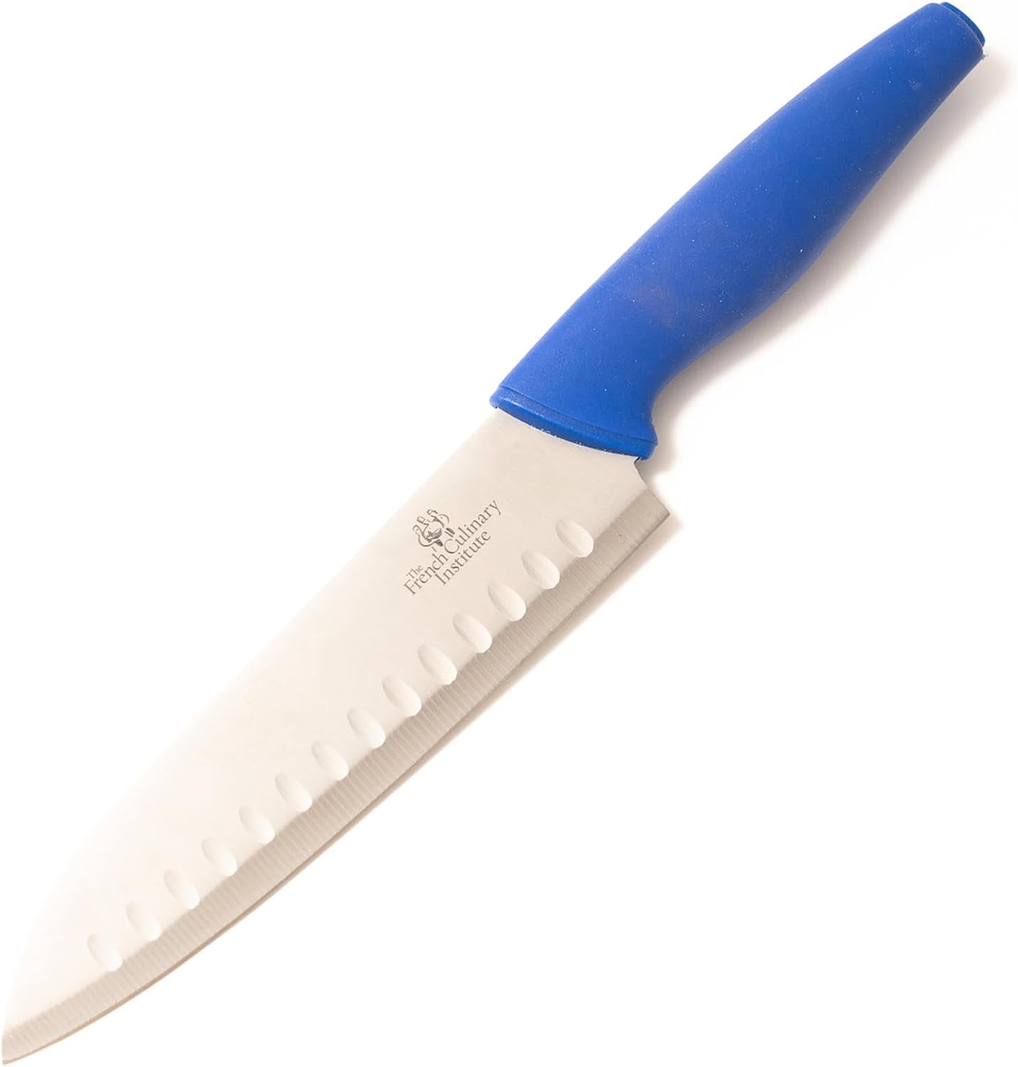 french-culinary-institute-premium-7-inch-santoku-knife-with-blade-protector-blue
