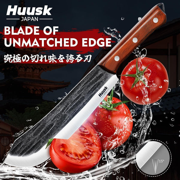 3PCS Butcher Knife Set for Meat Cutting, Gifts for Men Women3