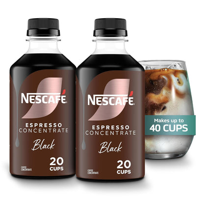 NESCAFÉ Espresso Concentrate Black, 2 Bottles 10 Fl Oz1