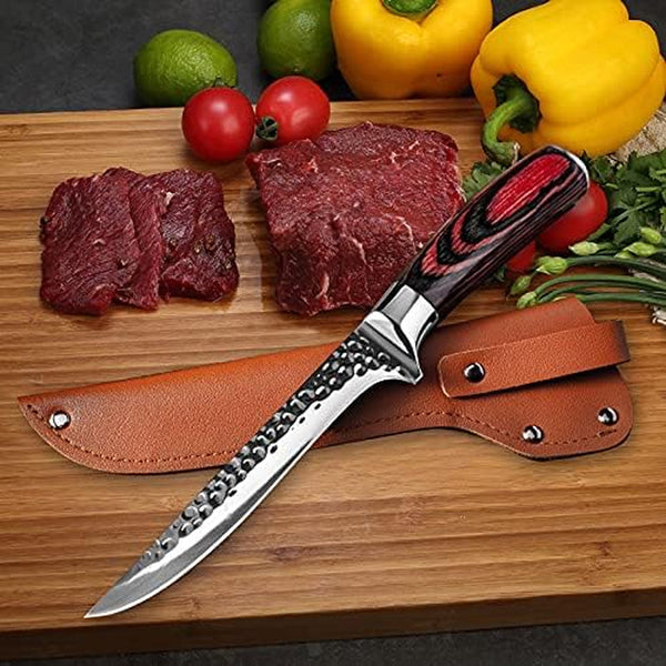Meat Cleaver, Professional Kitchen Boning Knife Cleaver Stainless Steel Knife for Bone Meat Fish Fruit Vegetables Cooking Tool (Color : 1Pc)7