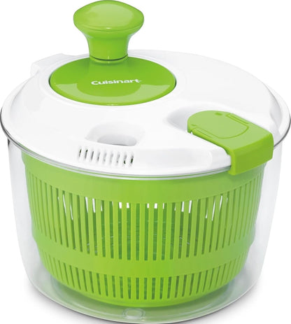 Salad Spinner- Wash, Spin & Dry Salad Greens, Fruits & Vegetables, 3Qt, CTG-00-SSAS | Wash & Spin-Dry Produce with 3-Qt Salad Spinner, Lid Lock, Clear Base/Serving Bowl, CTG-00-SSAS1