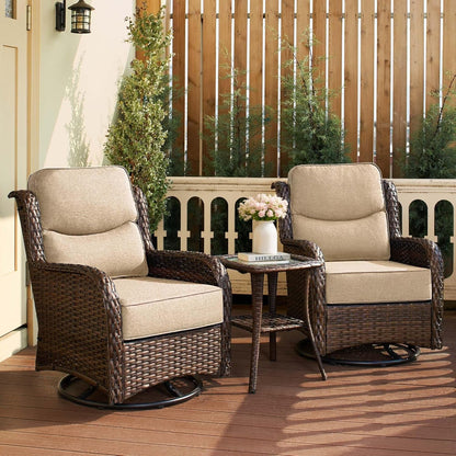 Luxury Outdoor Patio Furniture Set with 6-Inch Thick Cushions1
