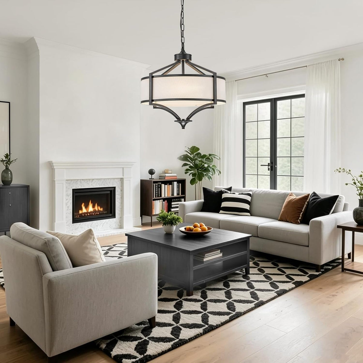 20-farmhouse-modern-chandeliers-for-dining-room-black-drum-chandelier-kitchen-island-light-fixtures-large-pendant-light-with-fabric-shade-for-living-room-bedroom