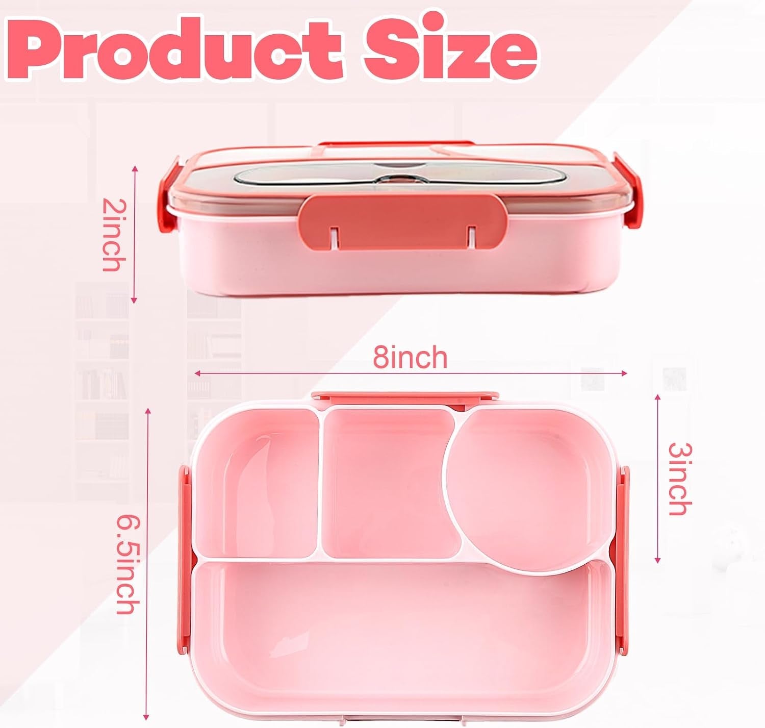 bento-box-for-adults-4-compartments-lunch-box-snack-containers-reusable-lunch-containers-drop-proof-dishwasher-safe-made-with-bpa-free-materials-pink