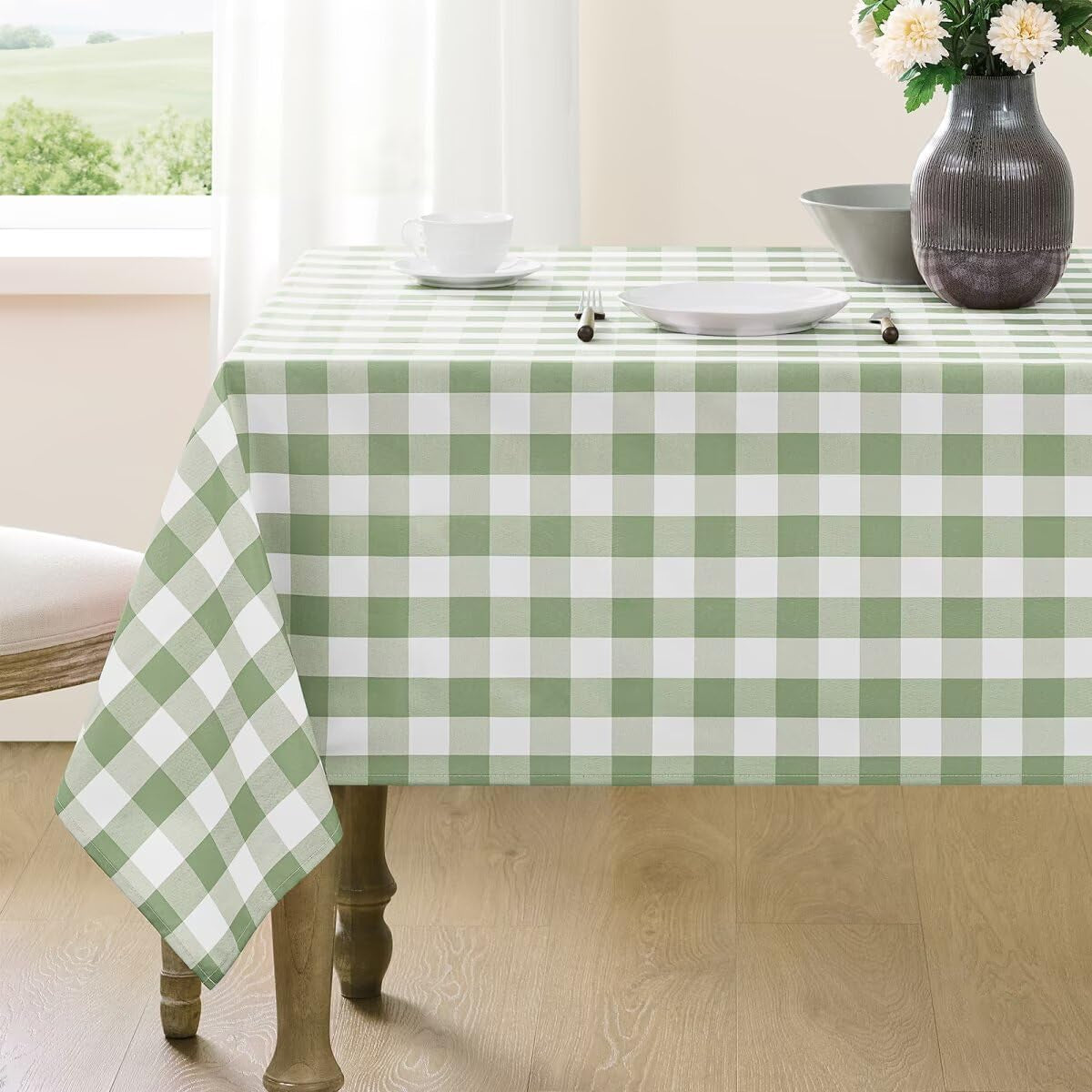gingham-tablecloth-rectangle-checkered-tablecloth-washable