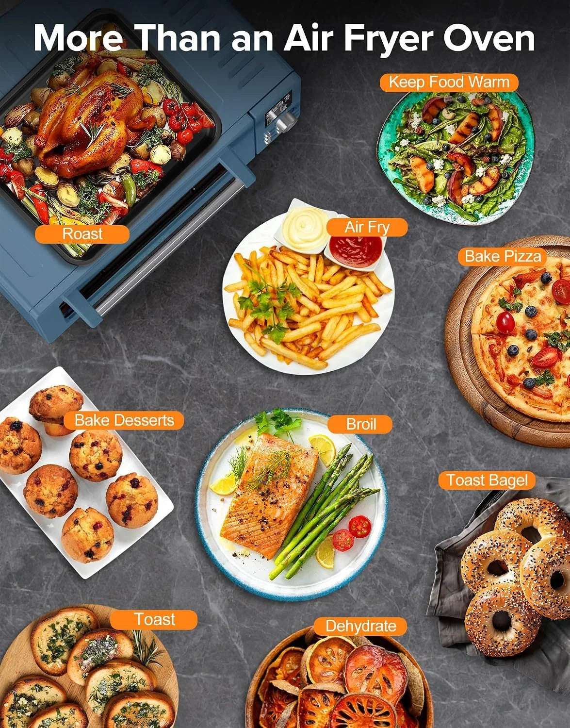 bravo-pro-smart-air-fryer-toaster-oven-countertop-combo-10-in-1-cooking-functions-1800w-50-450-f-21-qt-pfas-free-upgraded-super-convection-cozy-blue