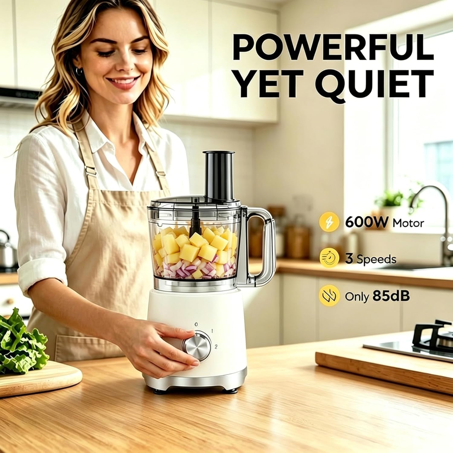 10-5-cup-food-processor-multi-functional-vegetable-choppers-food-grinder-with-slicing-shredding-chopping-kneading-suitable-for-smoothie-fruit-dough-2-6qt-classic-white