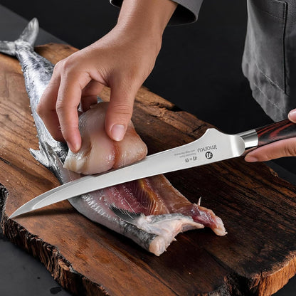 8 Inch Fillet Knife, Japanese High Carbon Stainless Steel8