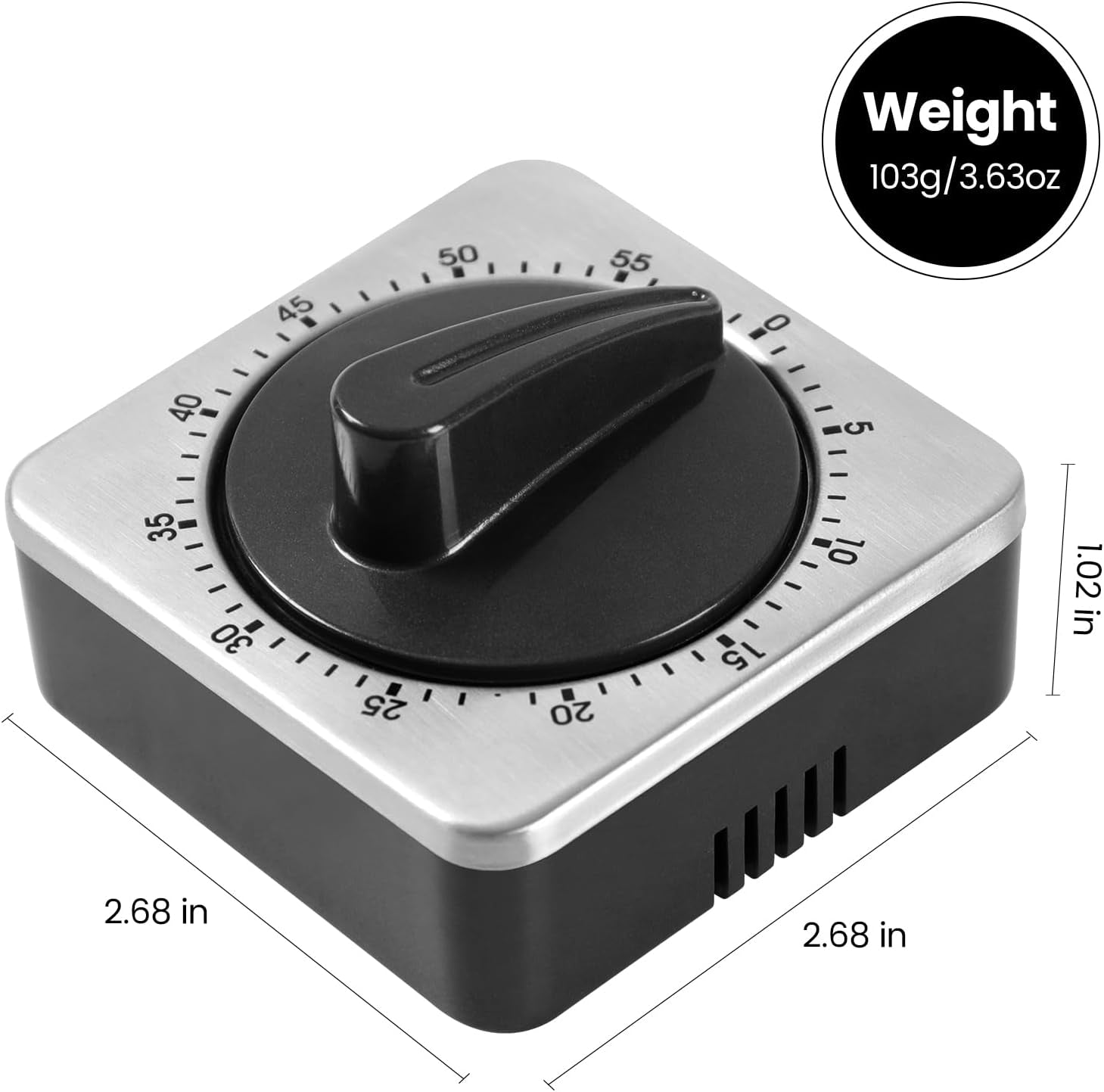 kitchen-timers-for-cooking-chef-cooking-timer-clock-with-loud-alarm-100-mechanical-desk-timer-no-batteries-required-magnetic-backing-exquisite-stainless-steel-body-countdown-reminder