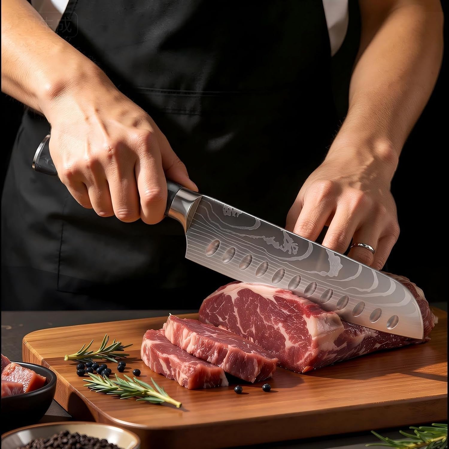 7-inch-santoku-knife-pretty-design-high-carbon-steel-resin-handle