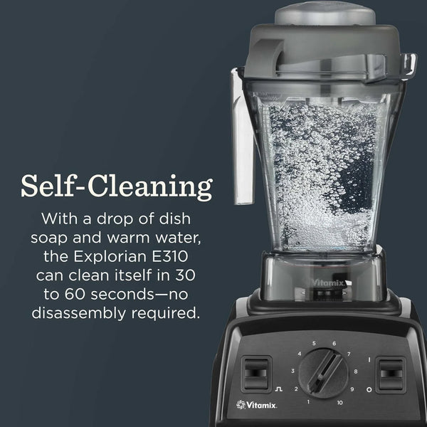 Vitamix E310 Explorian Blender, Professional-Grade, Self-Cleaning 48 Oz. Container, Black6