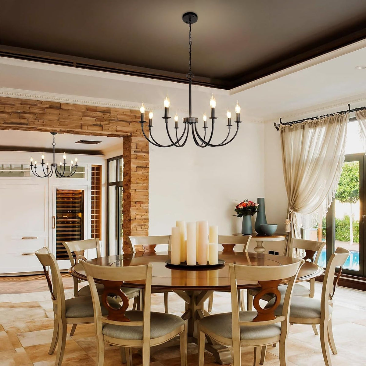 8-light-black-farmhouse-chandelier-dining-room-light-fixtures