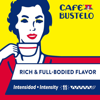 Café Bustelo Espresso Capsules, Nespresso Originalline Compatible, 40 Count | Dark Roast Espresso Coffee, Aluminum Single Serve Pods, Rich Flavor That Stands up to Milk & Sugar, Ideal for Cafecitos4