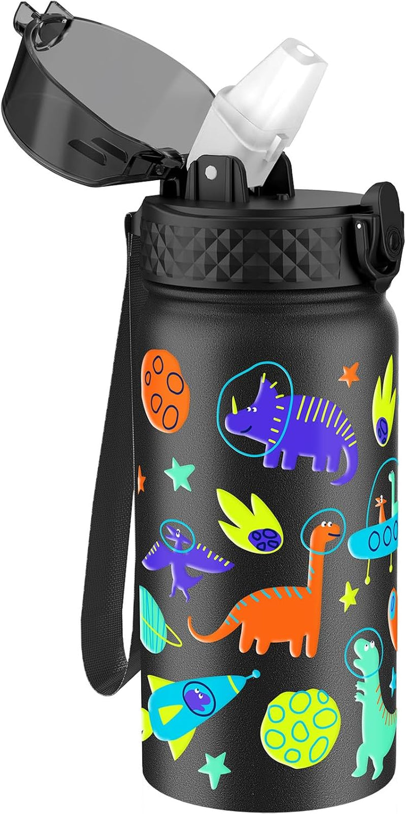 kids-water-bottle-straw-lid-14-oz-stainless-steel-travel-bottle-double-wall-vacuum-leak-proof-kids-cup-for-school-boys-girls-space-dinosaur