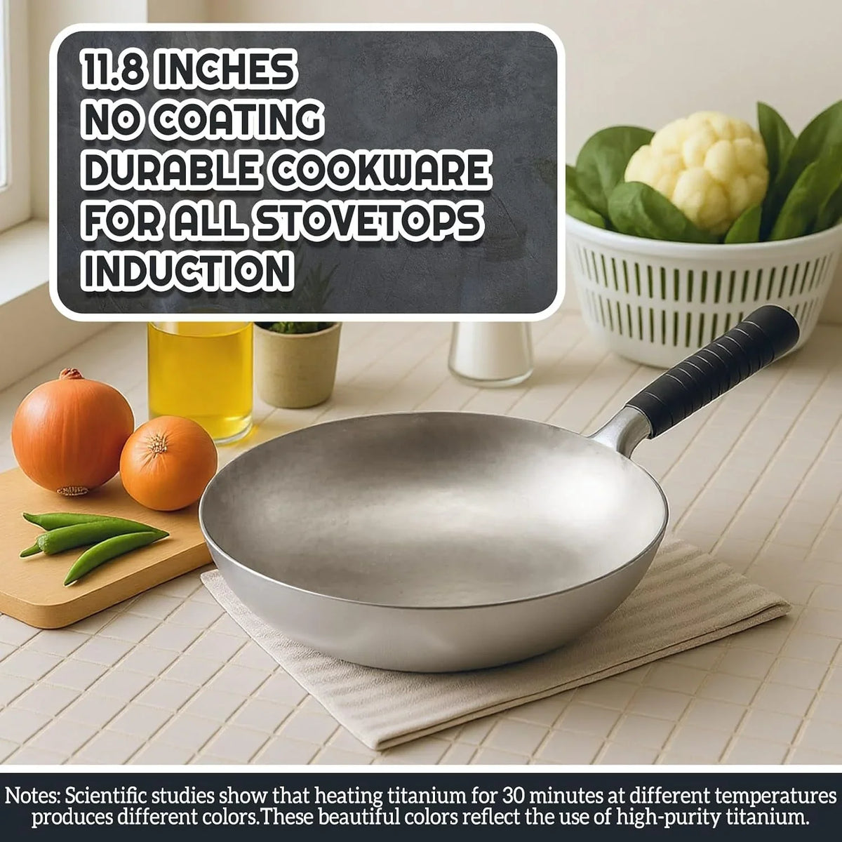 pure-titanium-wok-with-lid-ultra-lightweight-2-5-lbs-titanium-wok-single-piece-molded-no-coating-rivetless-handcrafted-frying-pan-durable-cookware-for-gas-stove-home-outdoor-camping