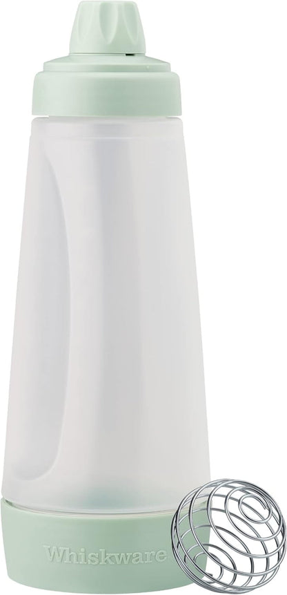 Pancake Bottle, Batter Dispenser and Mixer with Blenderball Wire Whisk, Durable, No-Mess, BPA Free, Dishwasher Safe, Mint1