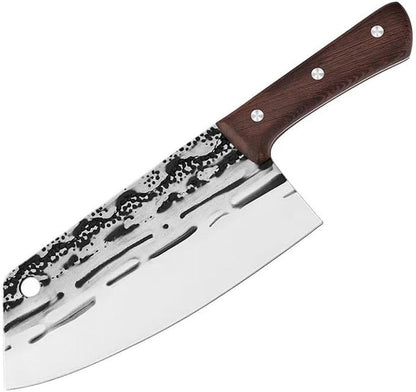 Meat Cleaver, Forged Wood Handle Kitchen Knives Chef Slicing Cleaver Meat Fish Vegetable Knife Full Tang Knives1