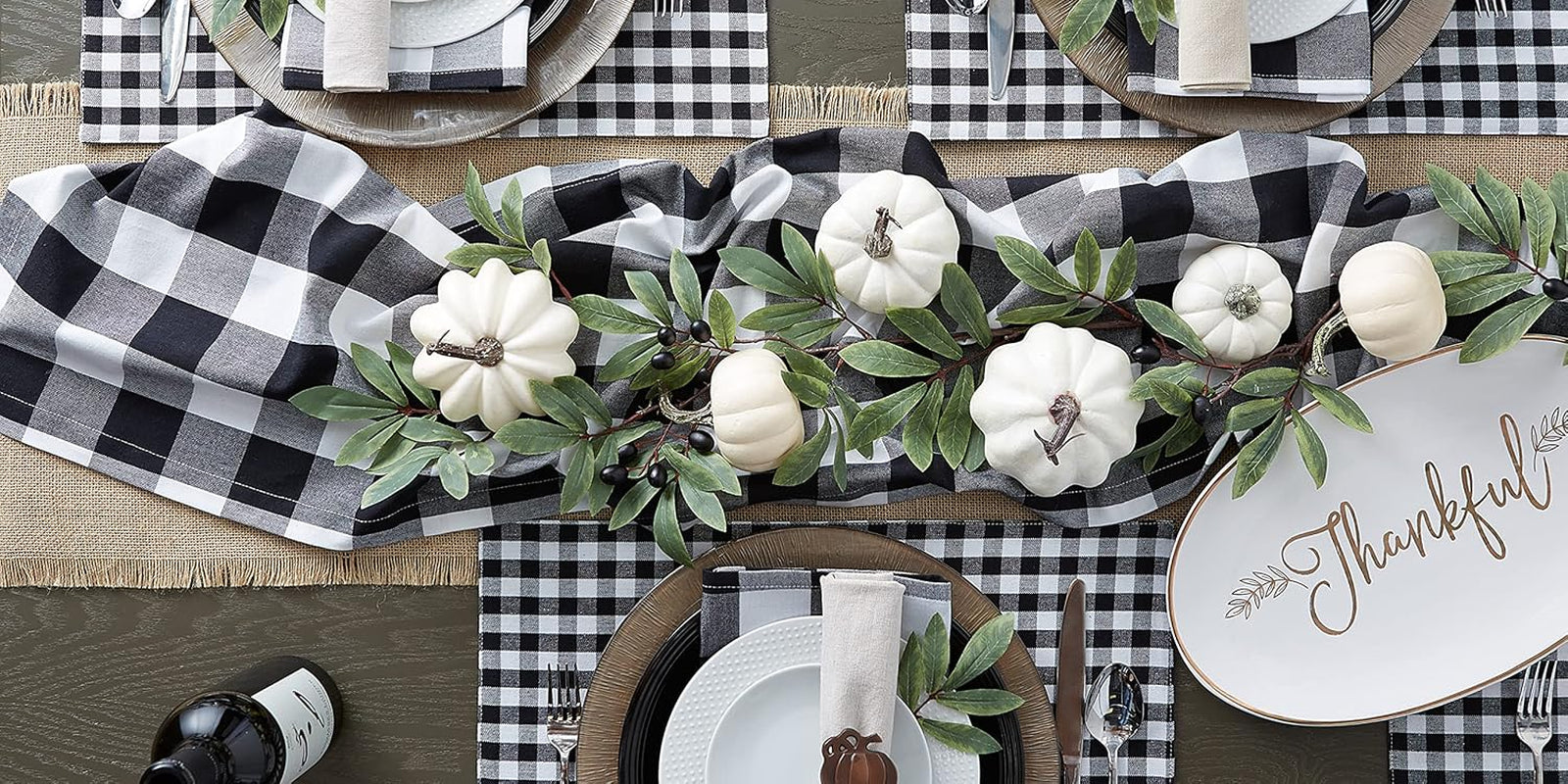 buffalo-check-collection-classic-farmhouse-table-runner-14x108-black-white