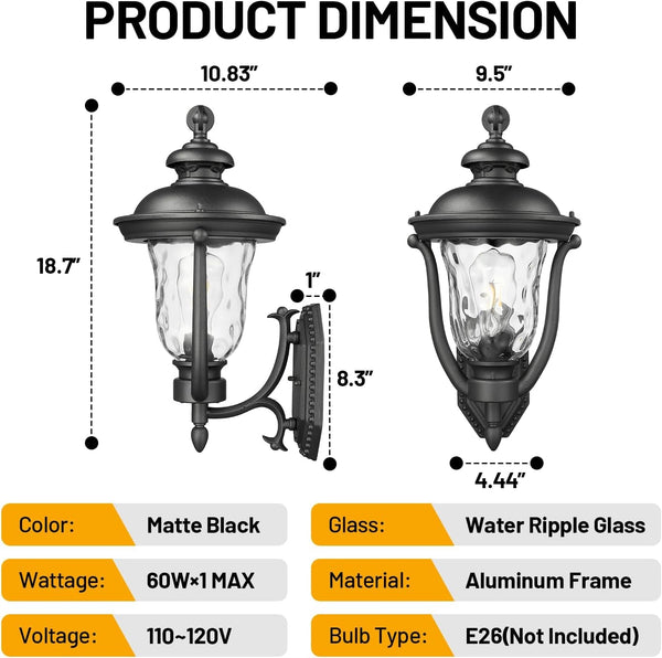 Porch Lights Outdoor Light Fixtures Wall Mount Exterior Lights3