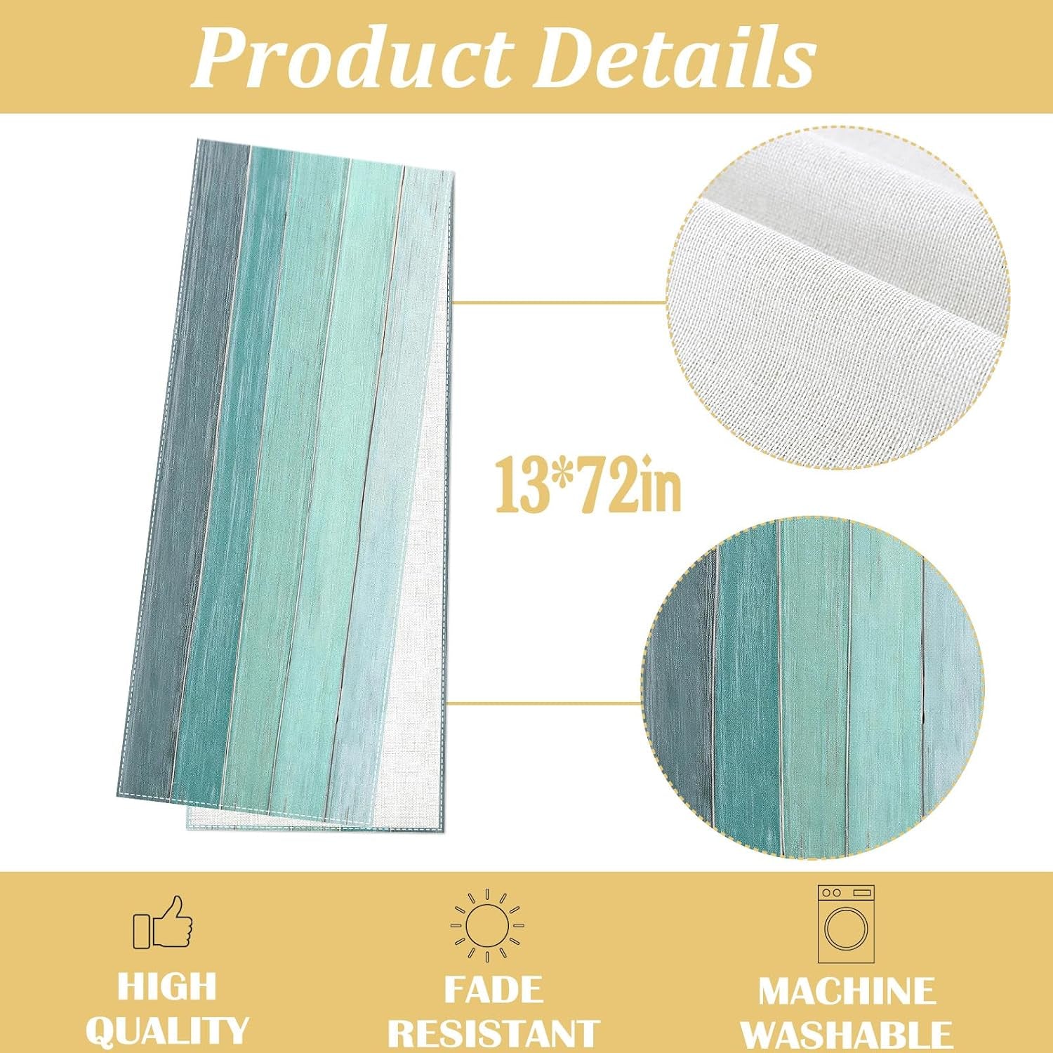 teal-aqua-stripe-table-runner-beach-coastal-under-the-sea-party-decoration-summer-pool-beach-home-kitchen-dining-room-table-decor