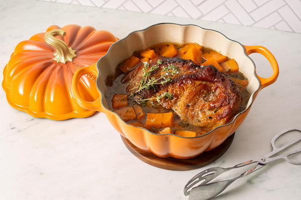 Le Creuset Enameled Cast Iron Signature Pumpkin Cocotte, 4 Qt., Persimmon5