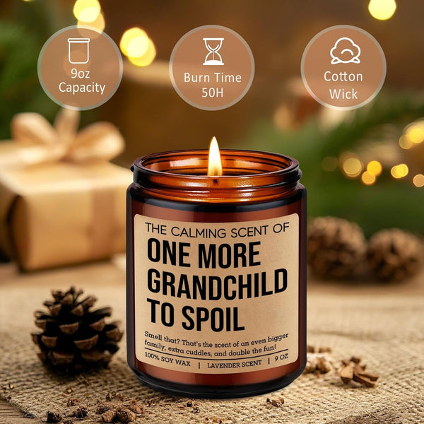 Candle, Pregnancy Announcement for Grandparents, Baby Announcements3