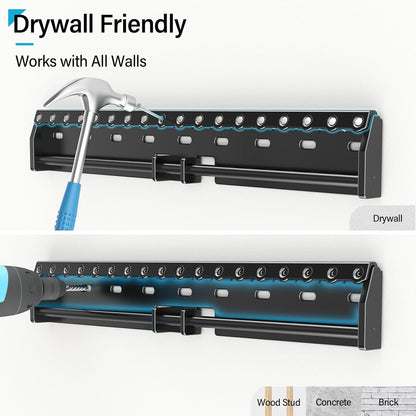 No Drill No Stud TV Wall Mount for 26-65 Inch TV up to 154 Lbs | Non Damage Wall, Drywall TV Mount, Studless TV Mount, Max VESA 400X400Mm, Easy Install Low Profile Wall Mount TV Bracket3