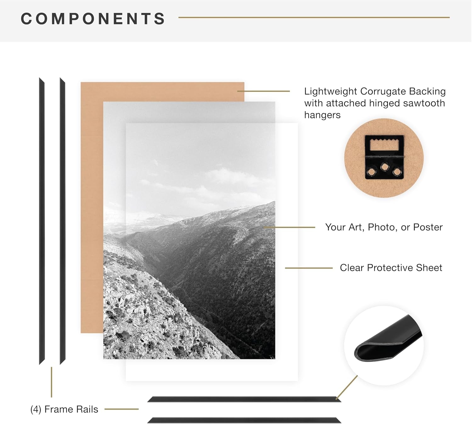 original-poster-frame-20x28-black-gallery-wall-2-pack