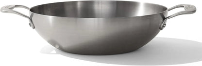 Made in Cookware - 10" Stainless Steel Kadai Pan - 5 Ply Stainless Clad - Professional Cookware - Induction Compatible1