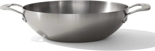 Made in Cookware - 10" Stainless Steel Kadai Pan - 5 Ply Stainless Clad - Professional Cookware - Induction Compatible1