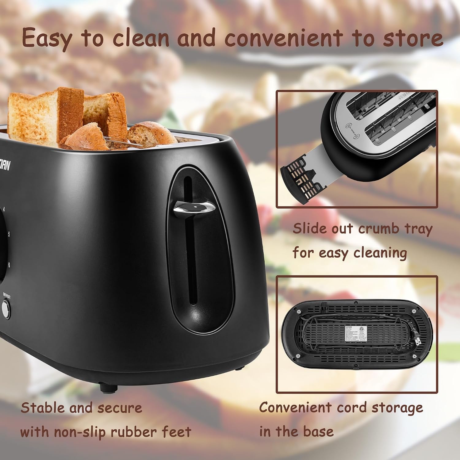 toaster-4-slice-retro-long-slot-toasters-with-countdown-timer-stainless-steel-toaster-bagel-defrost-reheat-cancel-functions-extra-wide-slots-6-toast-settings-removable-crumbs-tray-matte-black