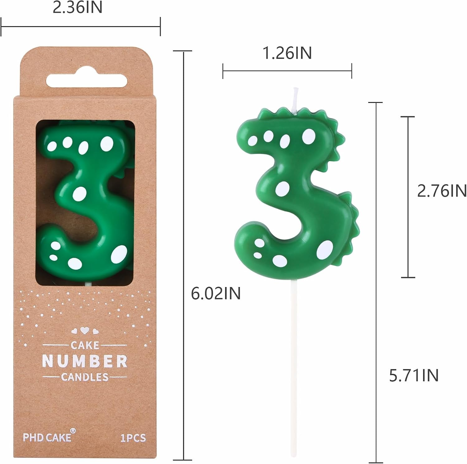 2-76-inch-green-dinosaur-3-number-birthday-candles-dinosaur-number-candles-cake-number-candles-party-celebration