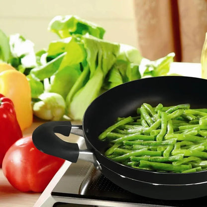 Wok, Stir-Fry Pan, 12-Inch Aluminum Non-Stick Wok, Stay Cool Double Handle Pan, Dishwasher Safe, Oven Safe Pan.7