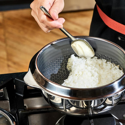 Hexclad 2QT Hybrid Nonstick Rice Pot, Induction Ready | Stay-Cool Handles, Dishwasher and Oven Safe up to 900°F, Compatible with All Cooktops2