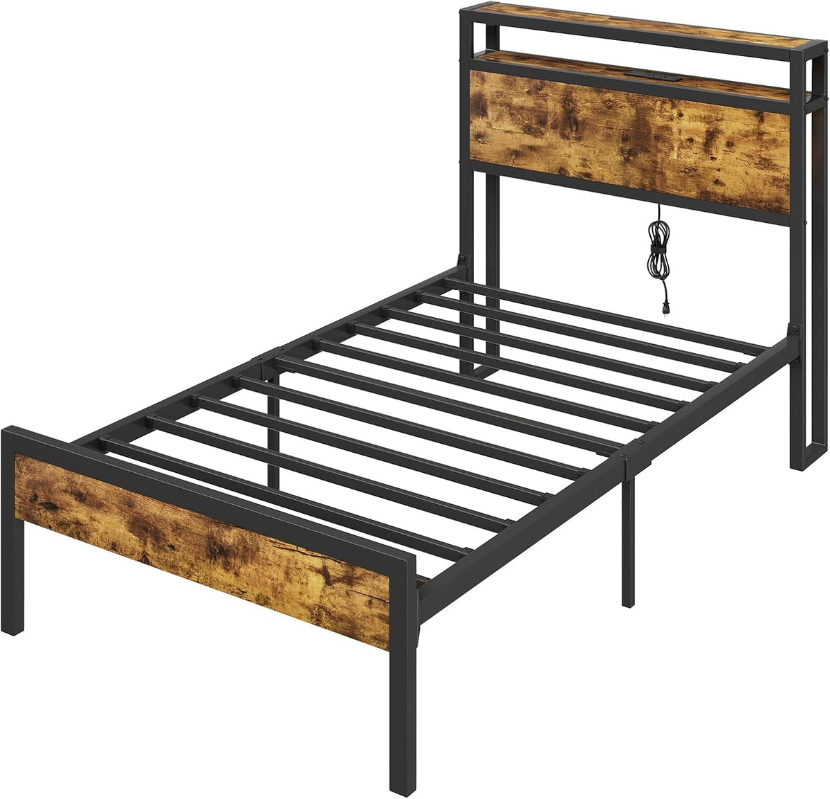 twin-size-platform-bed-frame-with-charging-station