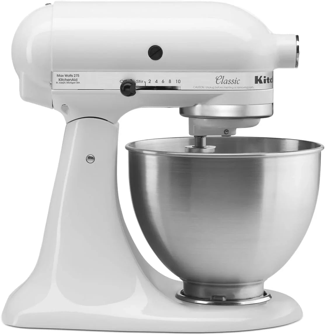 kitchenaid-classic-series-4-5-quart-tilt-head-stand-mixer-k45ss-white-10-speeds-durable-metal-construction-59-touchpoints-for-thorough-mixing-compatible-with-kitchenaid-attachments