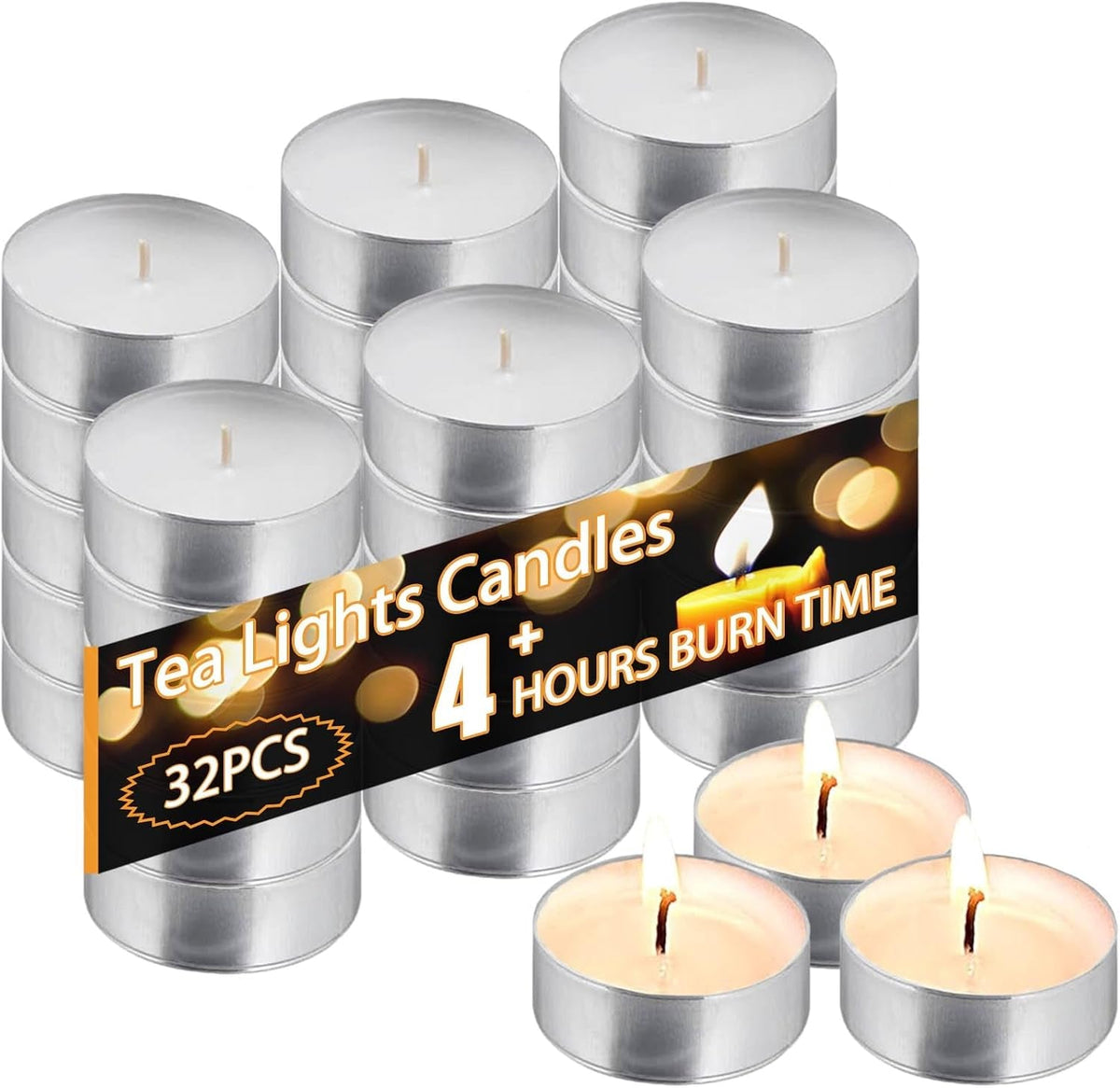 tea-light-candles-32pcs-4-hour-long-time-burning-bulk-white-unscented-smokeless-tea-candles-for-home-shabbat-weddings-events-emergencies-32pcs-white