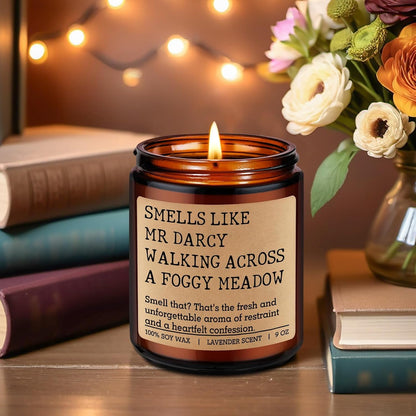 Mr Darcy Candle, Pride and Prejudice Gifts, Jane Austen Gifts8