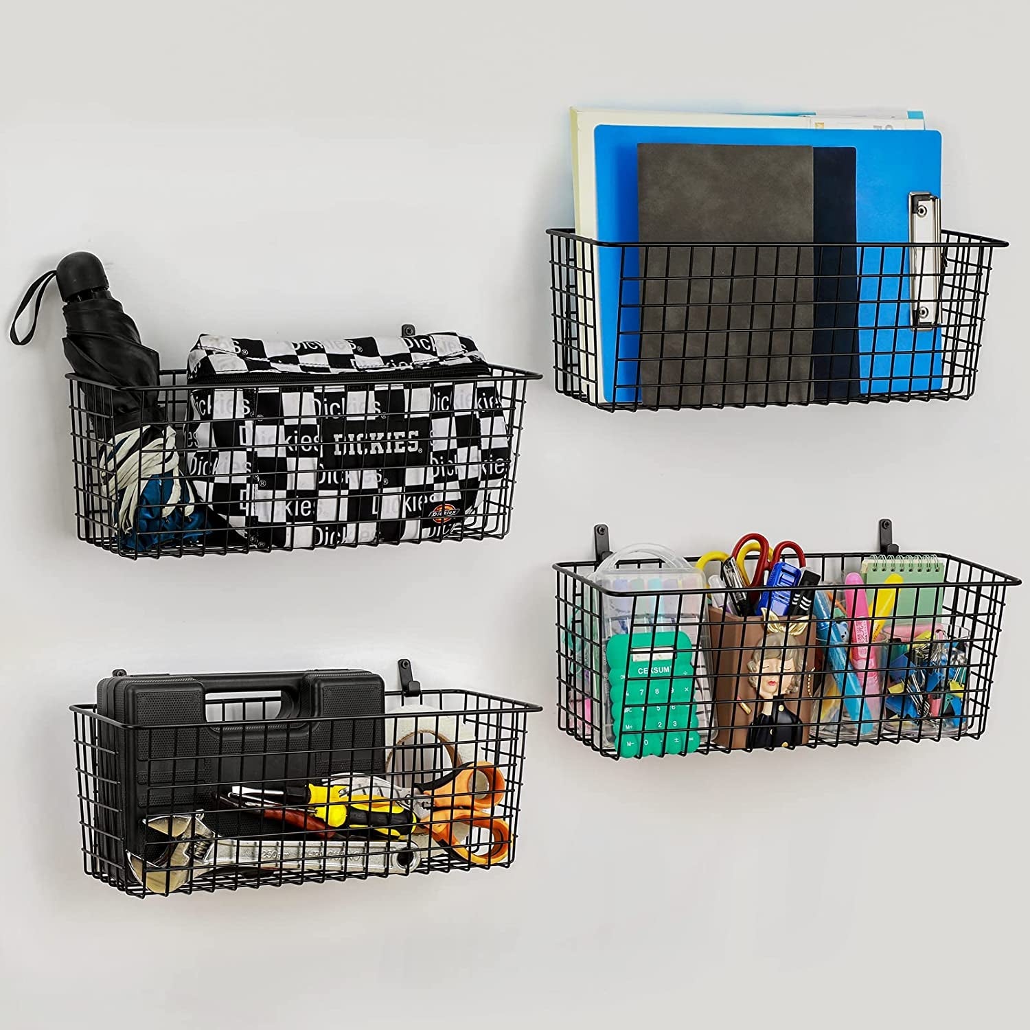 4-set-extra-large-hanging-wall-mount-storage-baskets-with-adhesive-hooks-steel-hooks-multiuse-sturdy-wire-metal-organizing-baskets-for-home-kitchen-bathroom-pantry-utility-organizer-black