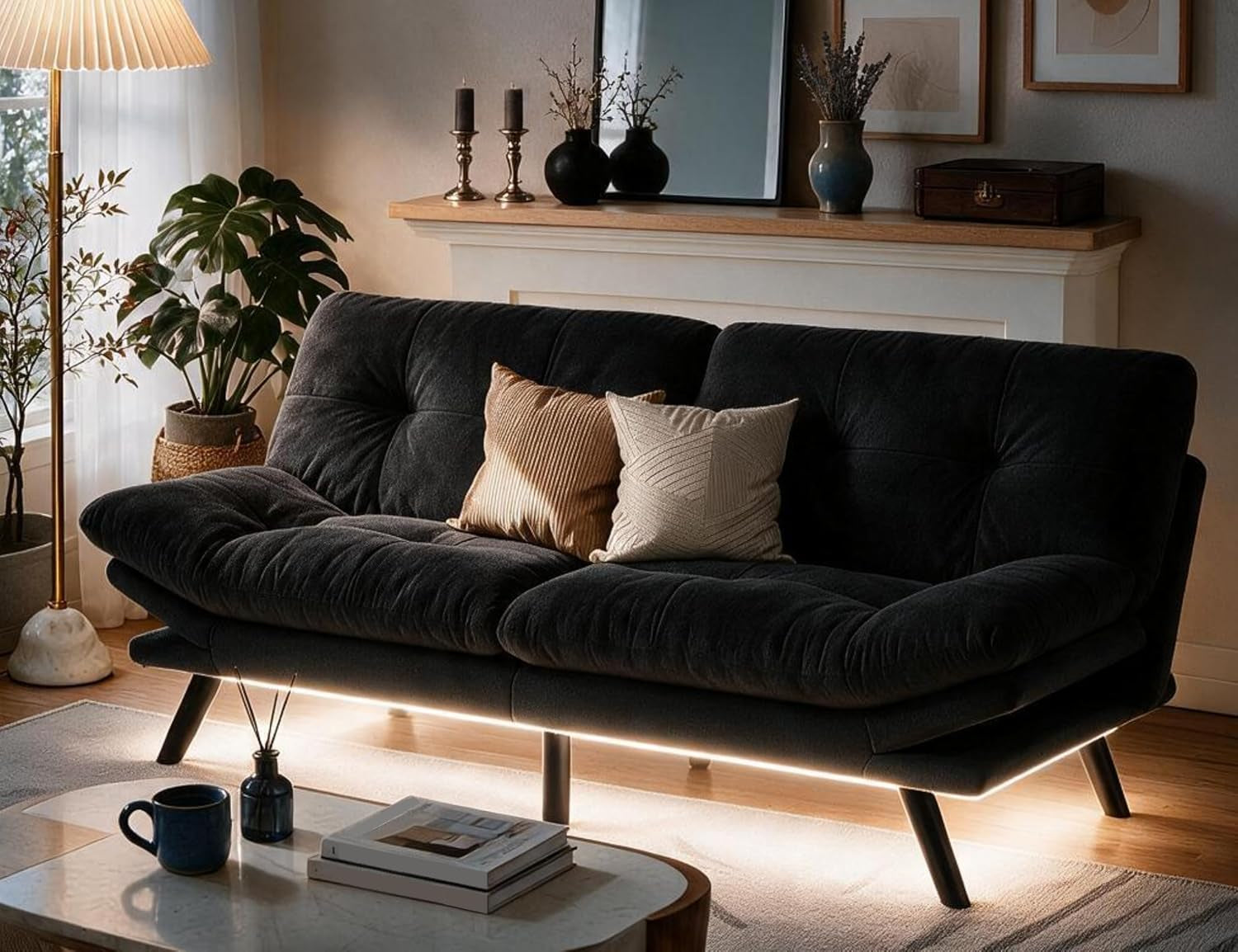 convertible-futon-sofa-bed-70-folding-futon-couch-w-led-lights