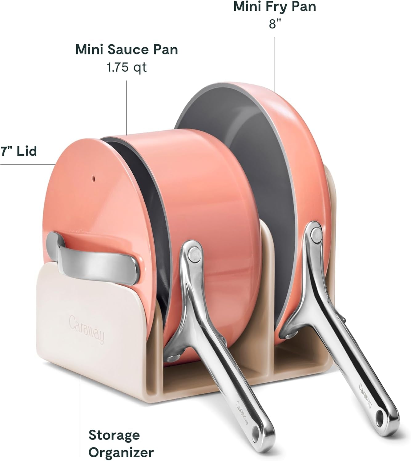 caraway-non-stick-ceramic-mini-cookware-set-ceramic-fry-pan-1-05-qt-8-sauce-pan-1-75-qt-and-storage-rack-non-toxic-ptfe-pfoa-free-perracotta