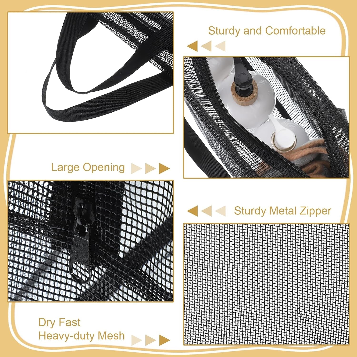 mesh-shower-caddy-bag-portable-toiletry-organizer-with-zipper-large-capacity-quick-dry-tote-for-bathroom-gym-travel-camping-swimming