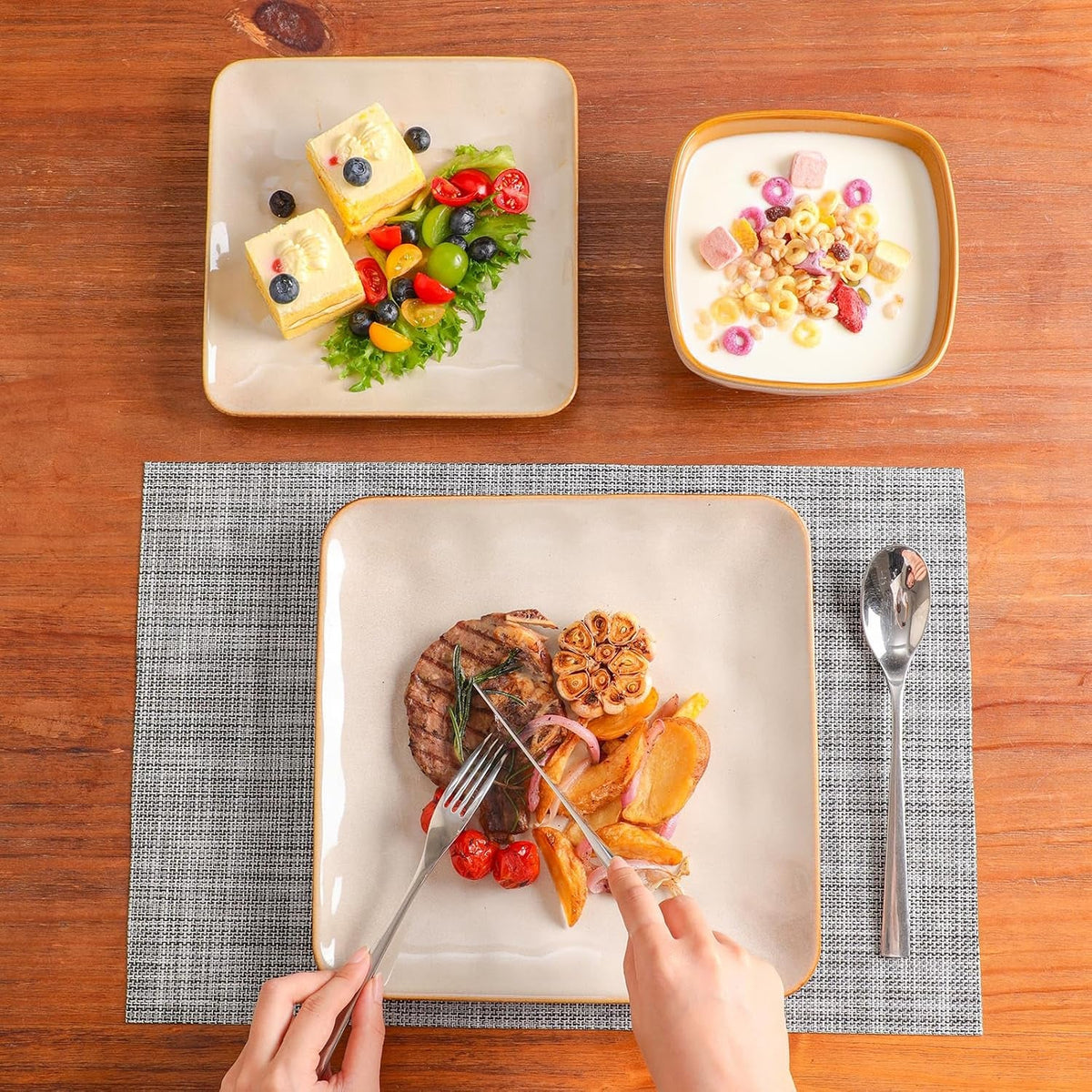 ceramic-square-12-pieces-dinnerware-set-dinner-plates-salad-plates-cereal-bowls-set-service-for-4-scratch-resistant-microwave-oven-dishwasher-safe-beige