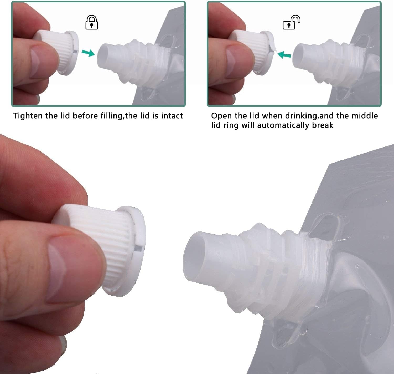cruise-liquor-flask-kit-for-travel-concealable-and-reusable-rum-runner-alcohol-juice-travel-plastic-flasks-liquor-bags-for-sneak-drink-4-x-32-oz-3-x-16-oz-3-x-8-oz-1-funnel